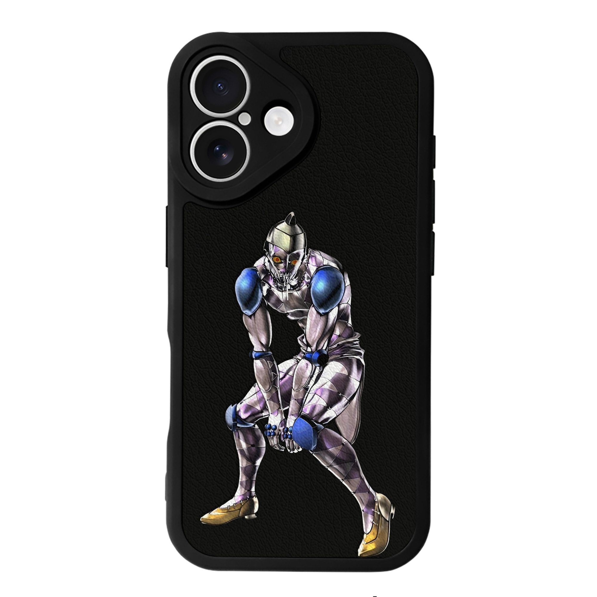 （画像用） ジョジョの奇妙な冒険 JoJo's Bizarre Adventure 【iPhone 16シリーズ対応】シリコンスマホケース（レザー調） 材質：シリコン